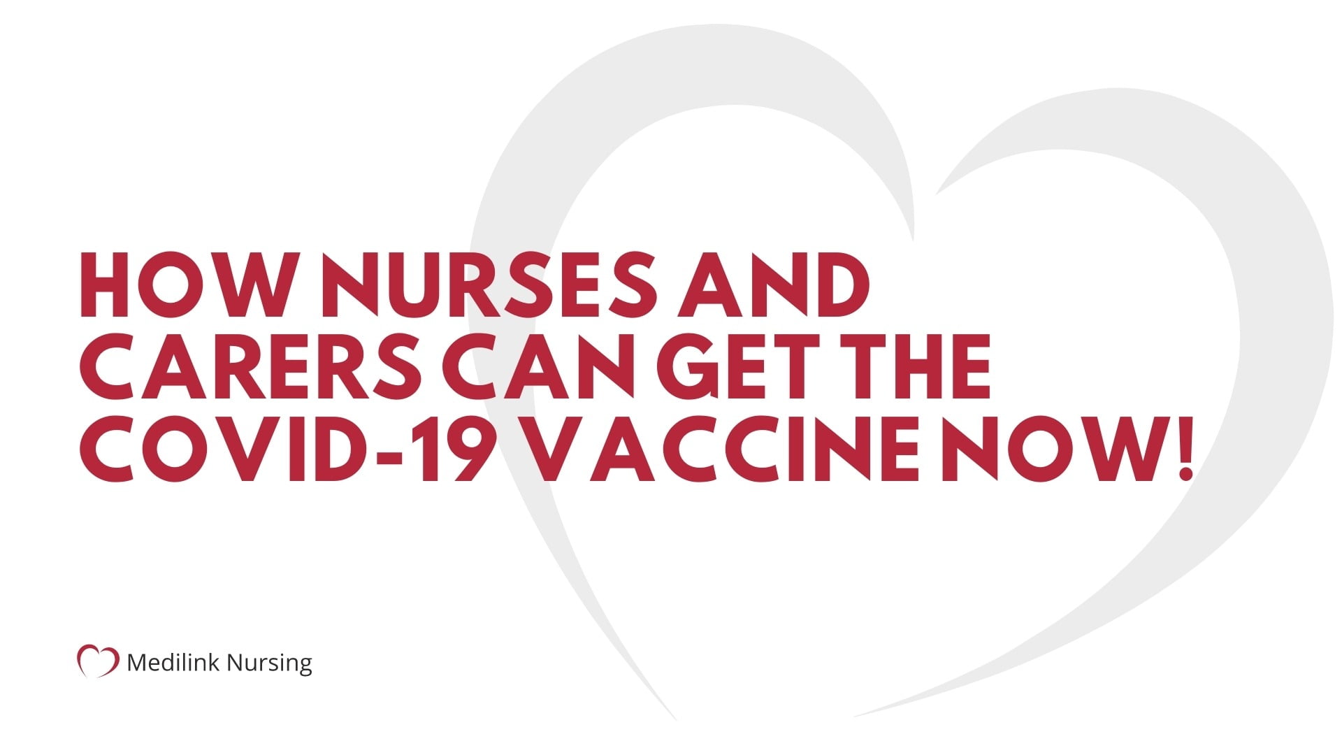 Information On How Nurses and Carers Can Get The COVID-19 Vaccine