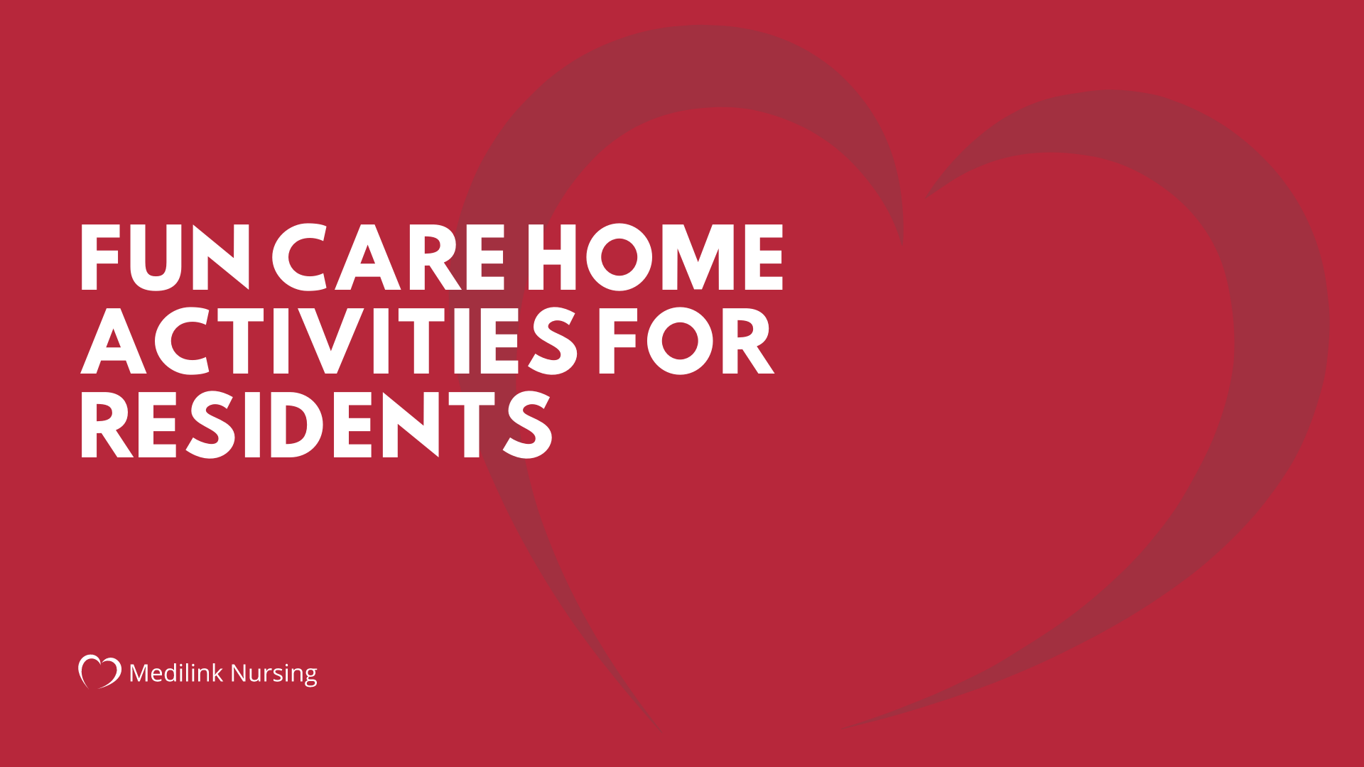 Fun Care Home Activities for Residents Nursing