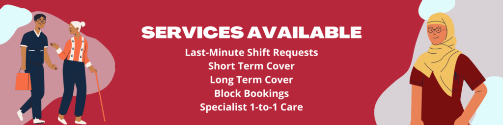 Care Staff Agency services available at Medilink Nursing! Care Staff Agency services available at Medilink Nursing!