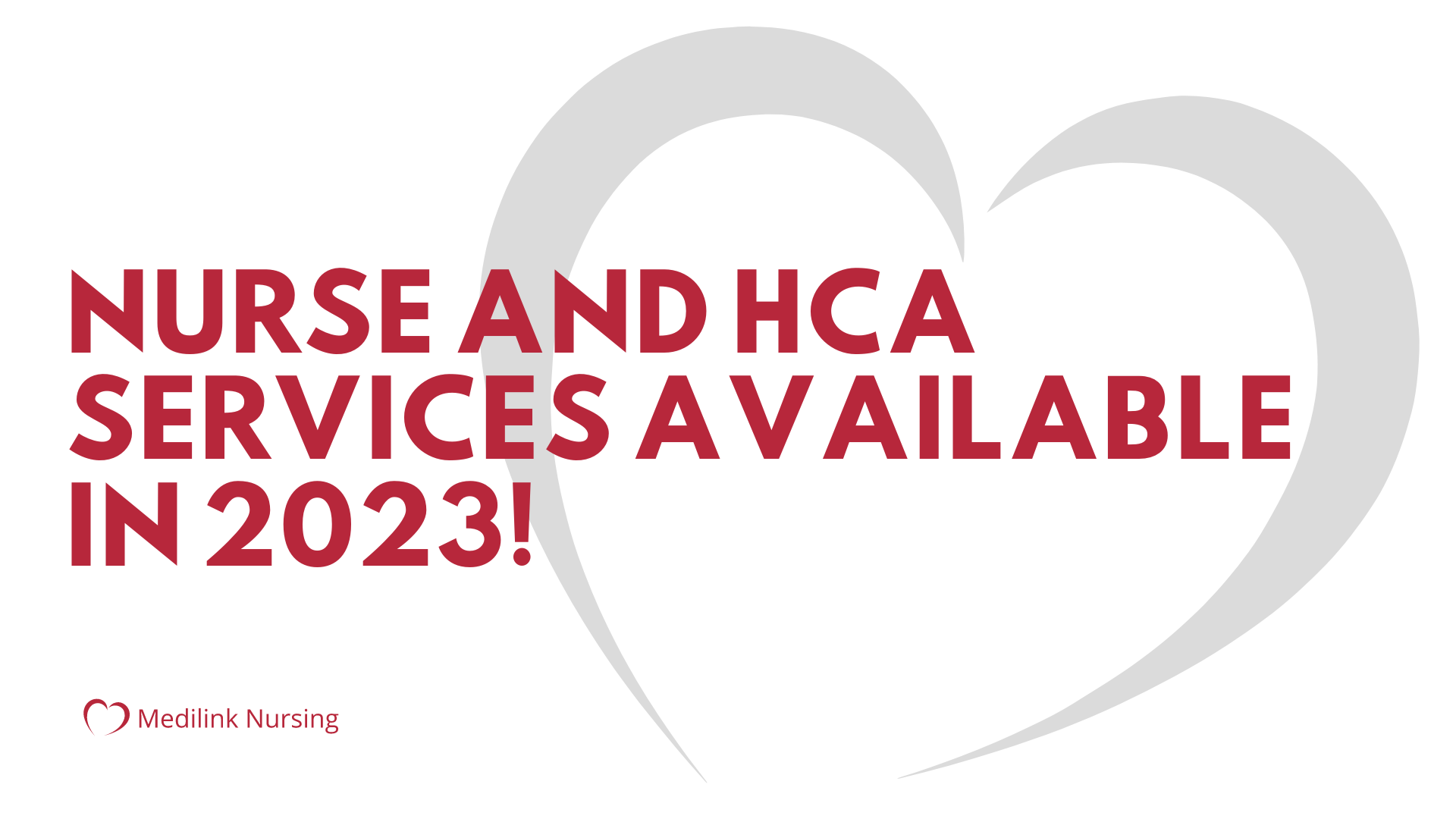 Nurse and Healthcare Assistant Services Available in 2023!