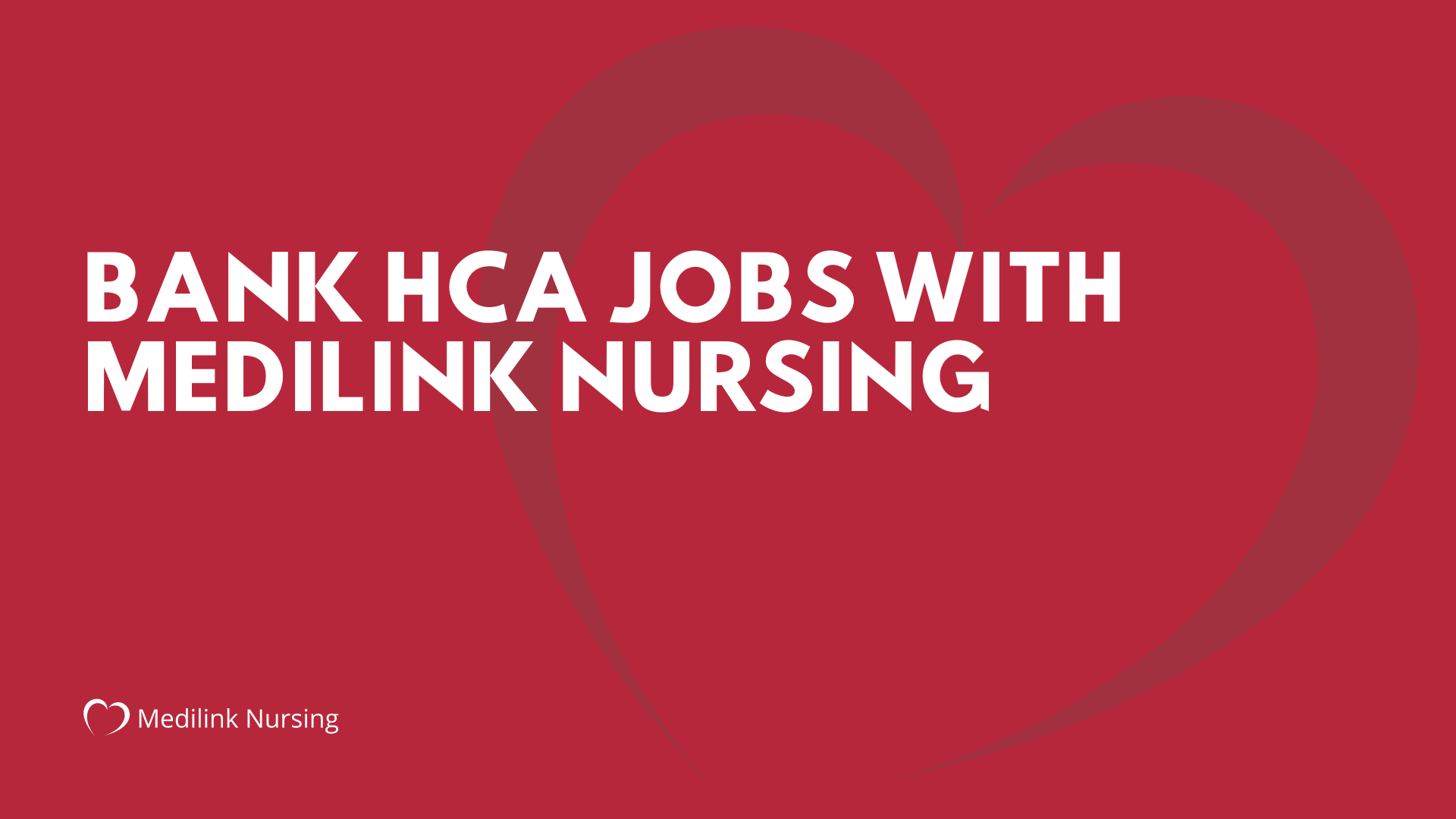 medilink bank hca jobs