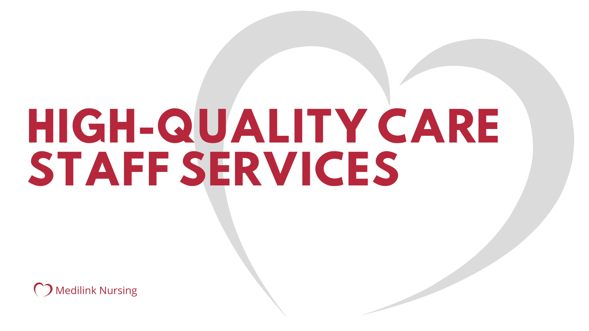 High-Quality Care Staff Services: Medilink Nursing: Your Solution for Your Staffing Needs