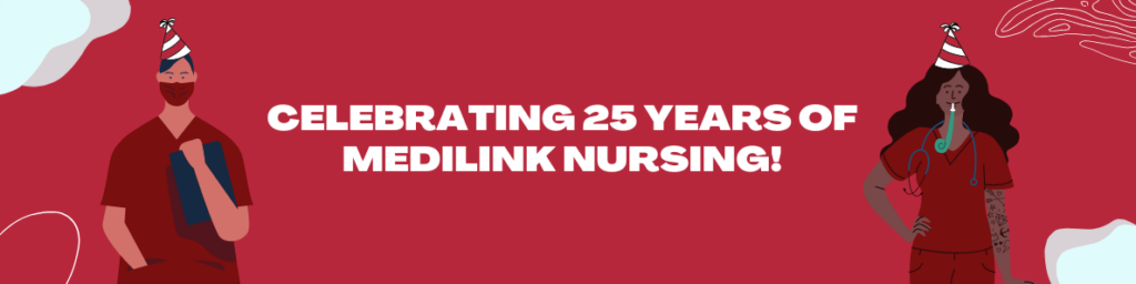 Celebrating 25 years of Medilink Nursing!