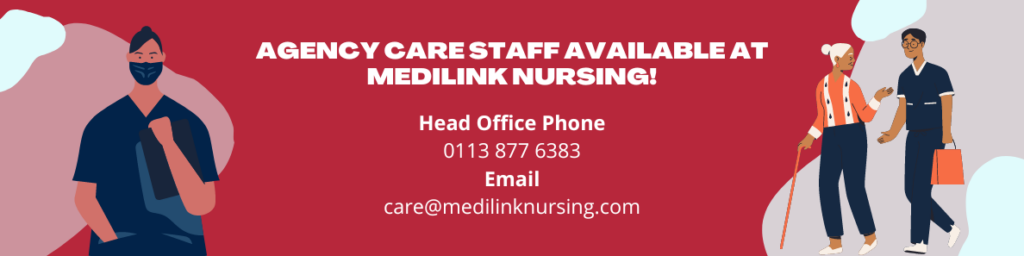 Care home bank staff available with Medilink Nursing!